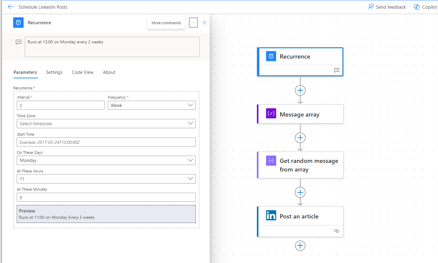 Automating LinkedIn Posts